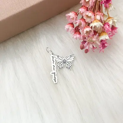 PINGENTE BORBOLETA BEM ME QUERO